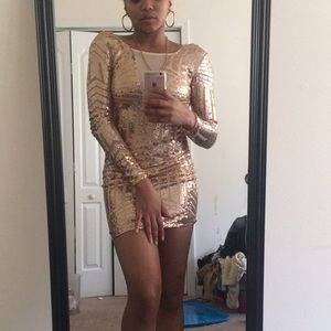 Rose gold beaming Dress